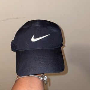 Nike black Cap with White Logo
